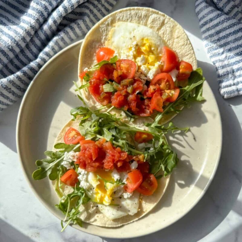 Corn Tortilla Breakfast Tacos (gluten free, dairy free) by kaylacappiello FoodSocial