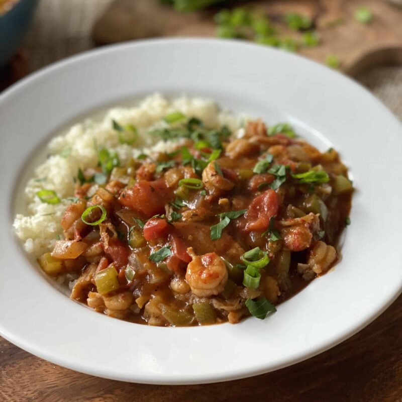 Whole30 Crawfish Etouffée by Reed Dunn - FoodSocial