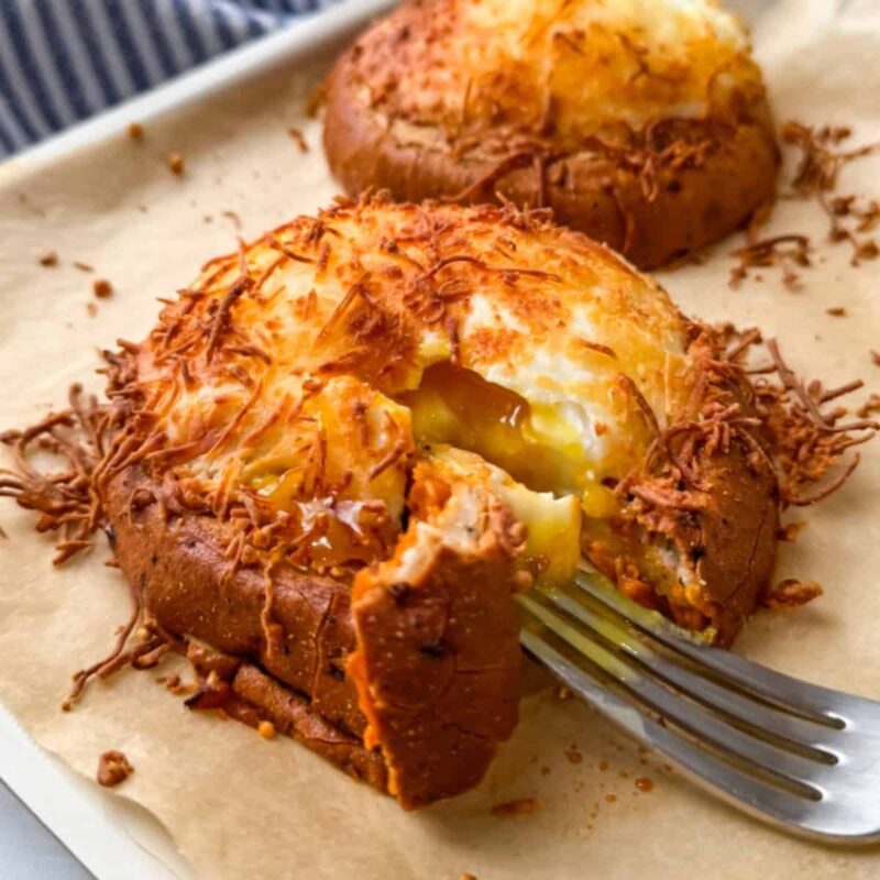 Egg in a Hole (Air Fryer, Gluten free) by kaylacappiello - FoodSocial