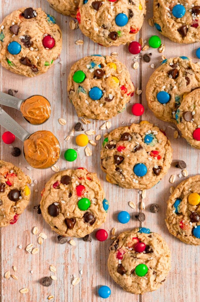 Gluten-Free Monster Cookies (Vegan) by Caked By Katie - FoodSocial