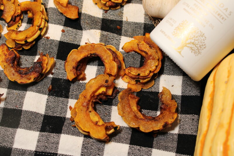 Chili Roasted Squash Chips by cook at home dad - FoodSocial