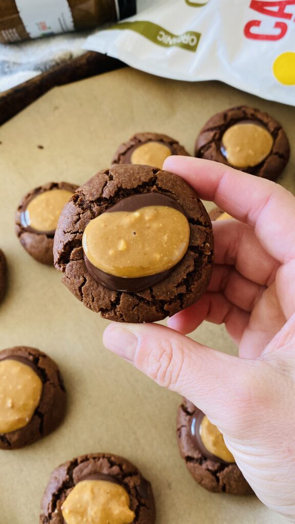 Gluten Free Double Chocolate Hazelnut Cookies by Fidelia Grace - FoodSocial
