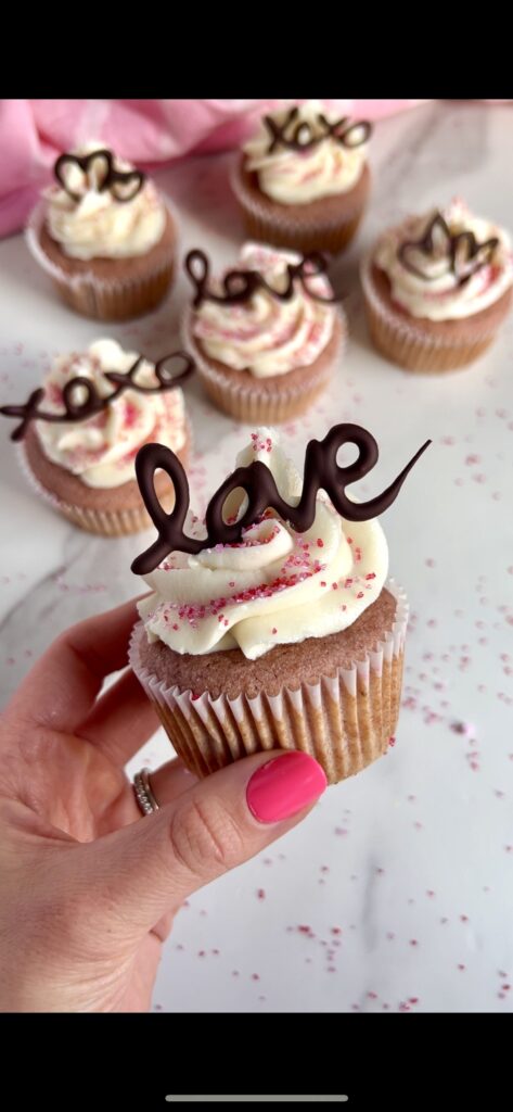 Strawberry Cupcakes with Coconut Butter Frosting by colleenshealthylife - FoodSocial
