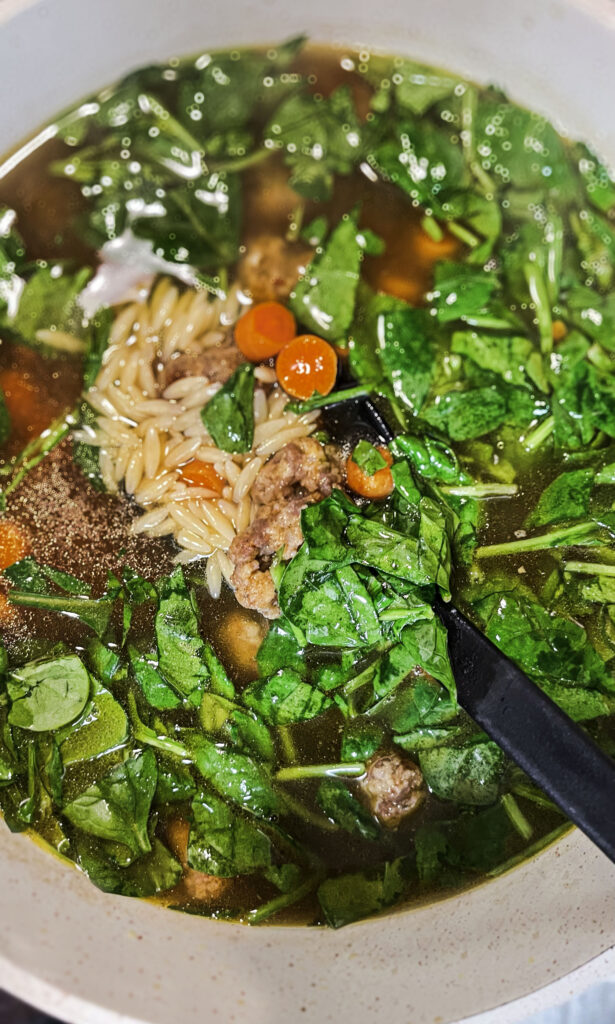 Italian Wedding Soup with a Spicy Kick by kiowafoodie - FoodSocial