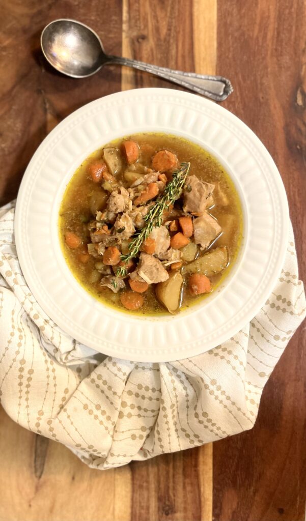 Instant Pot Red Wine Chicken “Stoup” (DairyFree, EggFree, GlutenFree