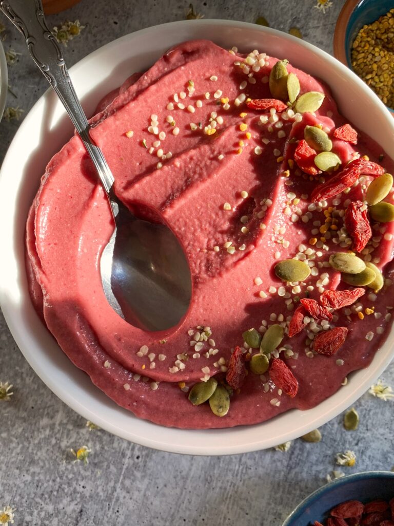 Healthy Strawberry Banana Smoothie by bakeitpaleo - FoodSocial