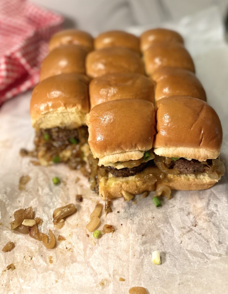 French Onion Sliders (Dairy-Free, Egg-Free, Nut-Free) by foodallergymoms_andmore - FoodSocial