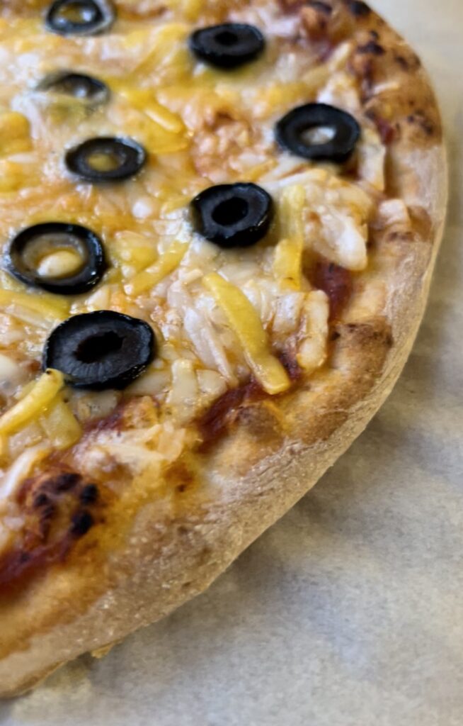 Black Olive Personal Pizzas (Dairy-Free, Egg-Free, Nut-Free) by foodallergymoms_andmore - FoodSocial