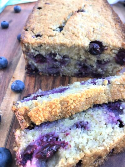 Award Winning Blueberry Banana Bread (Gluten-Free, Vegan, Peanut-Free)