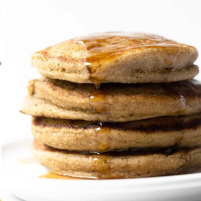 Blender Banana Oat Pancakes