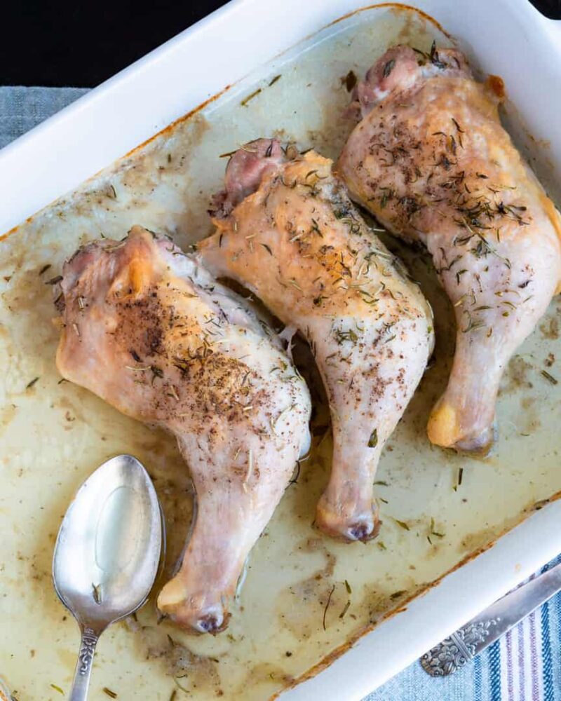 Easy Oven Baked Chicken Quarters by Stillwood Kitchen - FoodSocial