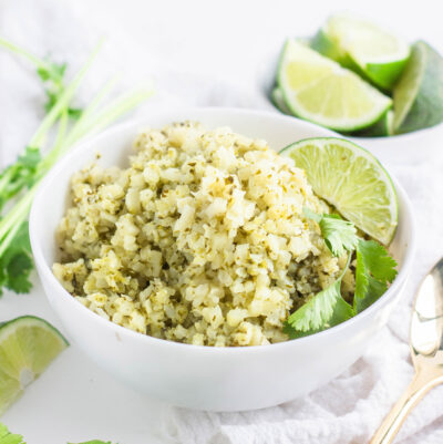 Cilantro Lime Cauliflower Rice