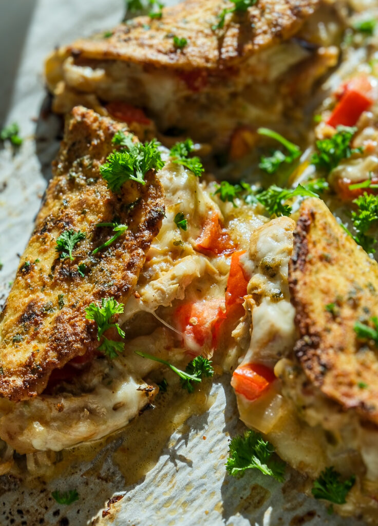 Salsa Verde Chicken Quesadillas by ThrilledFoodie - FoodSocial