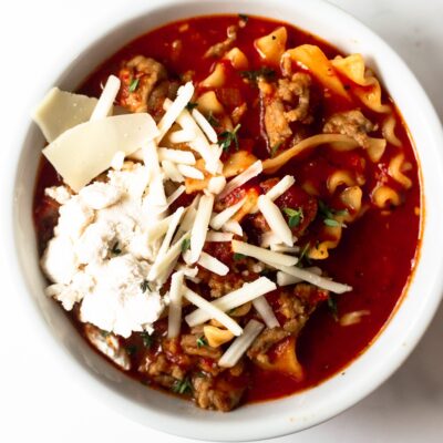 Easy Lasagna Soup