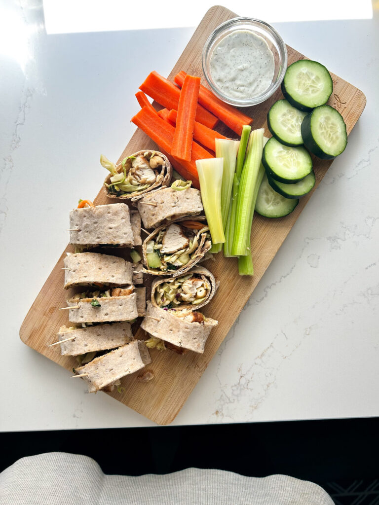 Thai Cashew Chicken Wraps by xxrlilly - FoodSocial