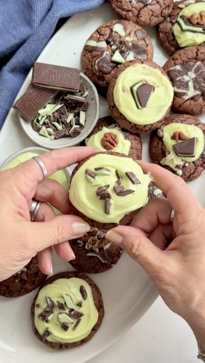 Brookies w/ a Kiss of Mint! (Gluten Free)