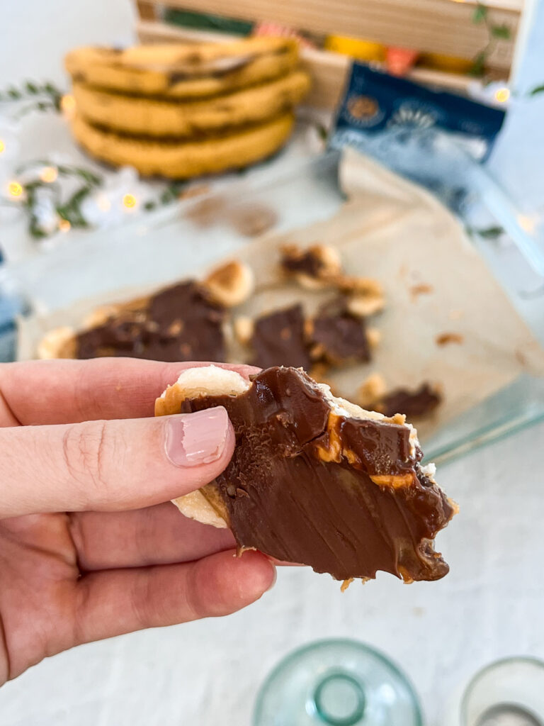 Viral Banana Peanut Butter Bark by maggiebakesgrace - FoodSocial