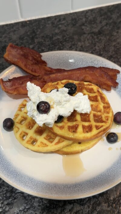 Two-ingredient Waffles