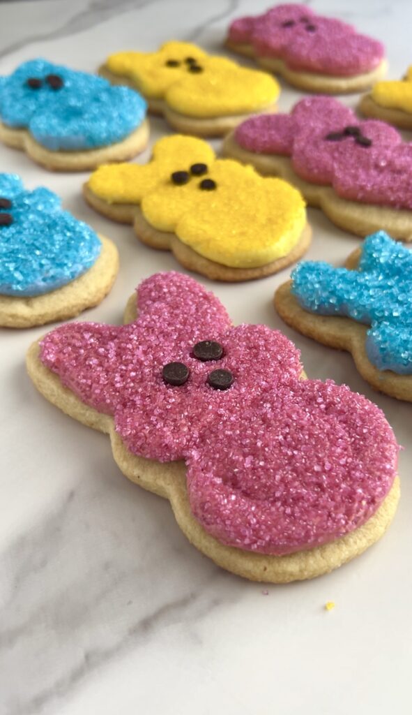 Peep Sugar Cookies! (Gluten free, dye free) by colleenshealthylife - FoodSocial