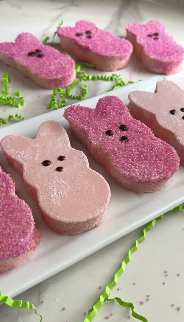 Raspberry “Peep” Marshmallows (dye and corn syrup free) by colleenshealthylife - FoodSocial