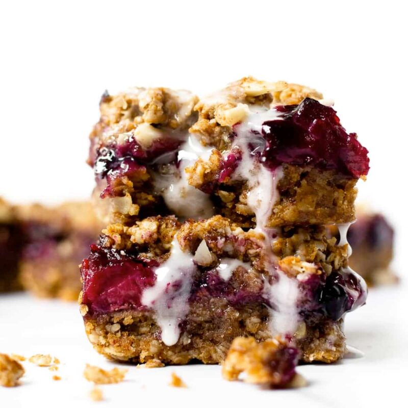 Mixed Berry Streusel Bars by Christina FoodSocial