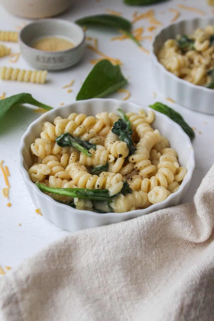 One Pot Three Cheese Mac and Cheese with Spinach by Morgan Peaceman - FoodSocial