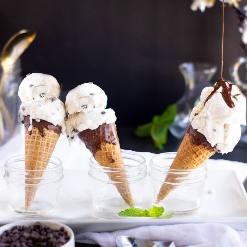 Paleo Mint Chip Ice Cream by Wholefoodfor7 - FoodSocial