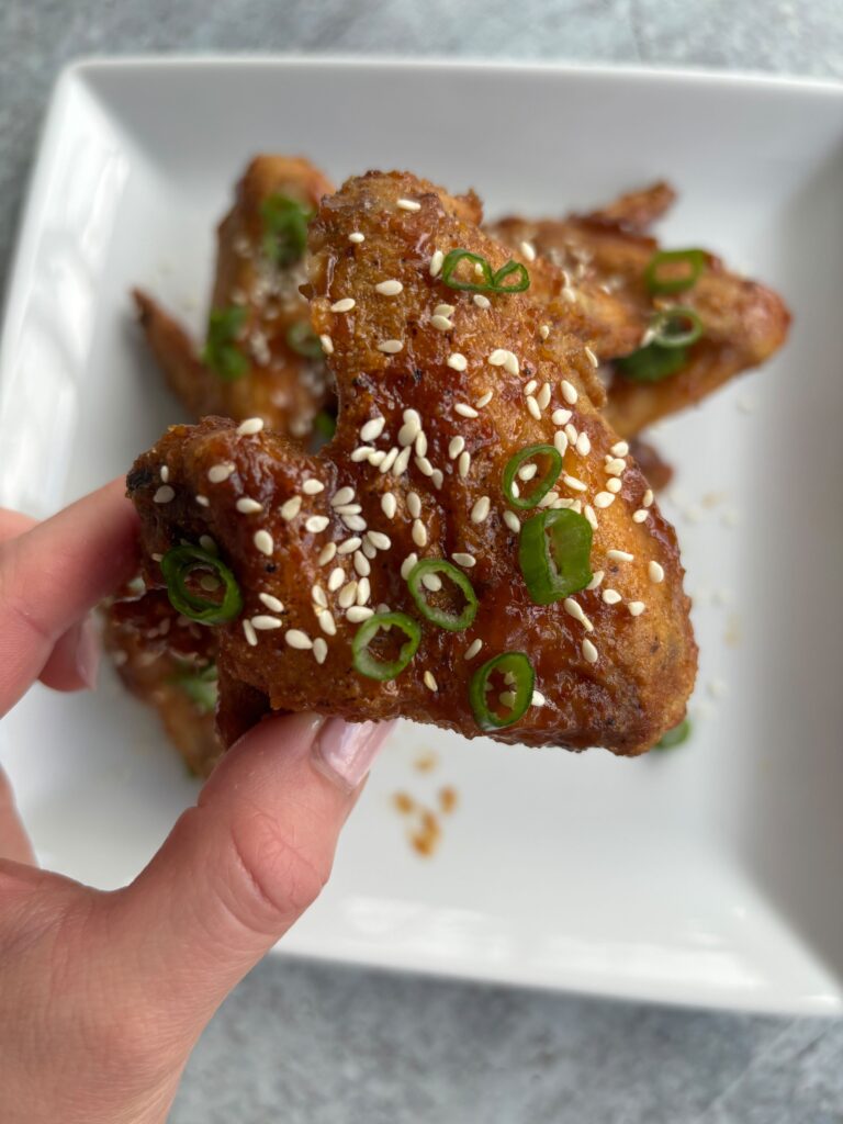 Air Fryer Peanut Butter Chicken Wings by allisappetite - FoodSocial