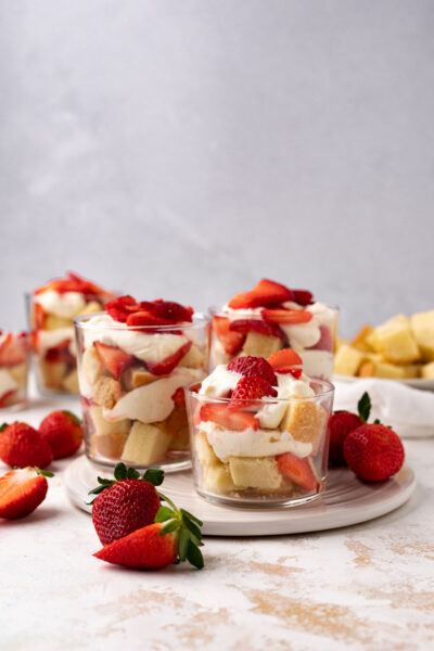 25-Minute Strawberry Shortcake Parfaits