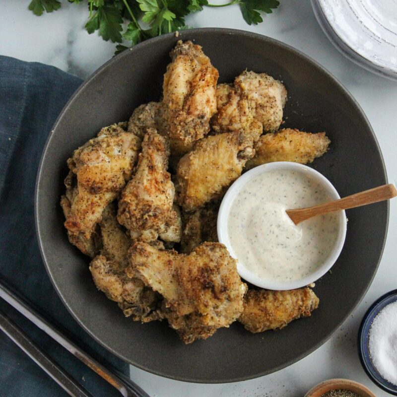 Whole30 Salt and Pepper Wings by Wholefoodfor7 - FoodSocial