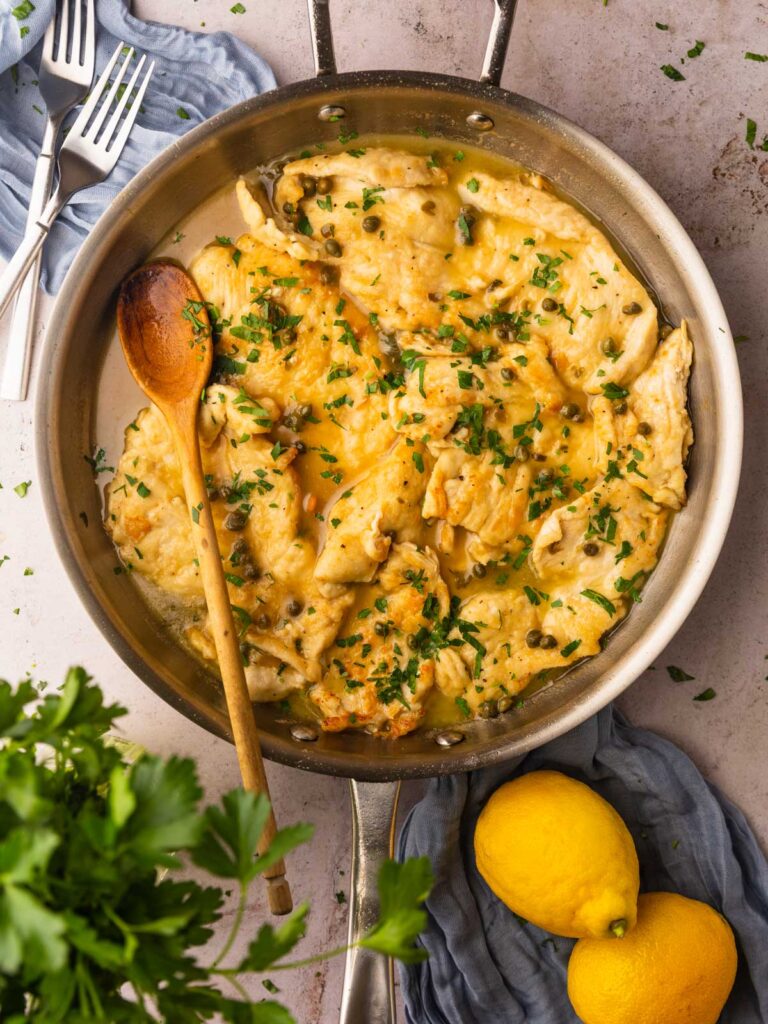 30 Minute Lemon Chicken Piccata by scarlatifamilykitchen - FoodSocial
