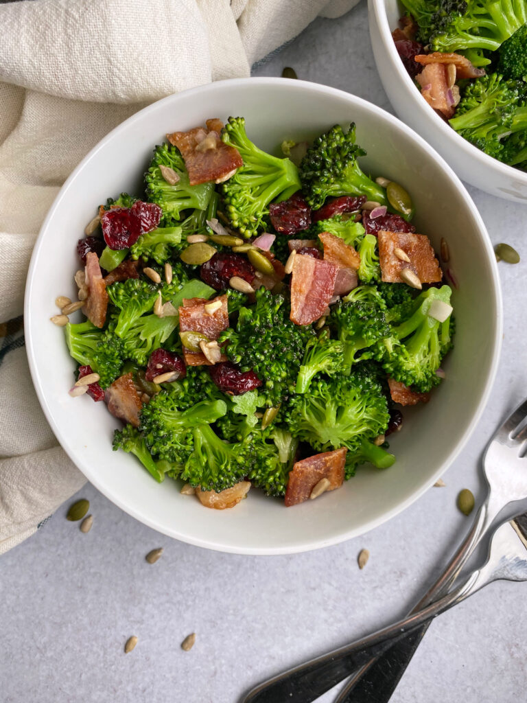 Paleo Broccoli Salad with Bacon by bakeitpaleo - FoodSocial