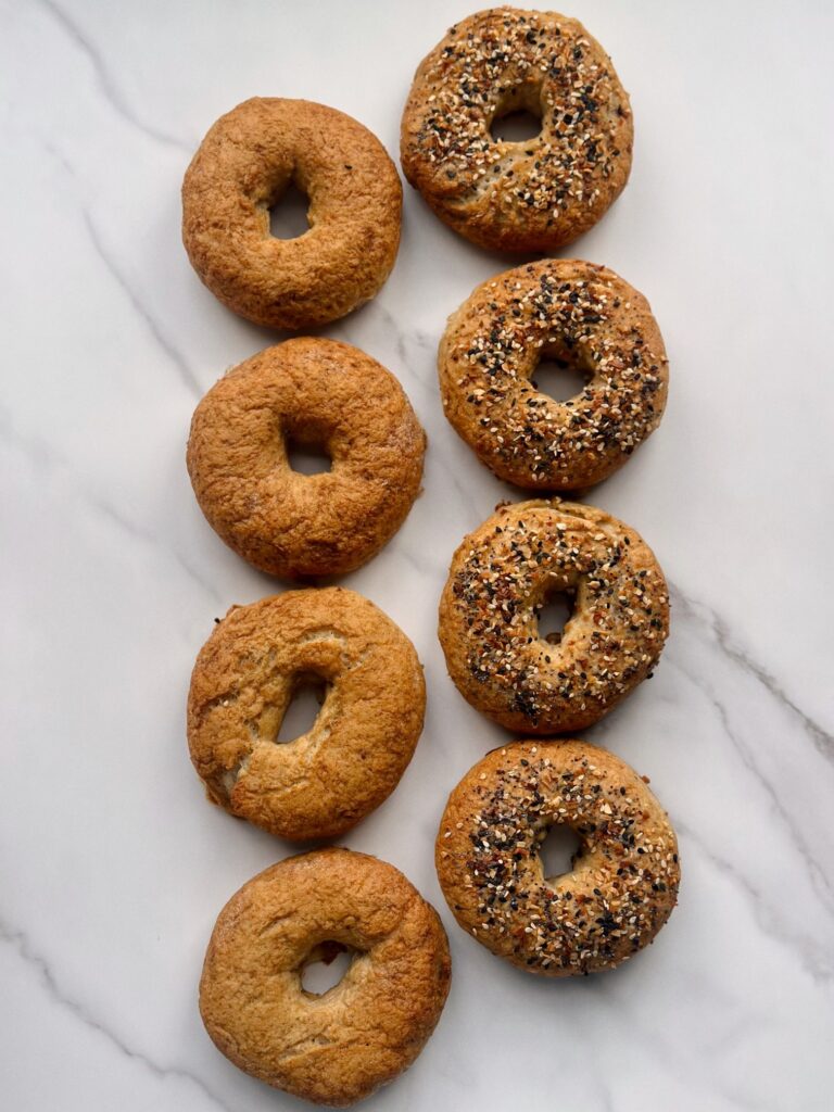 Gluten Free Sourdough Discard Bagels by leahxglutenfree - FoodSocial