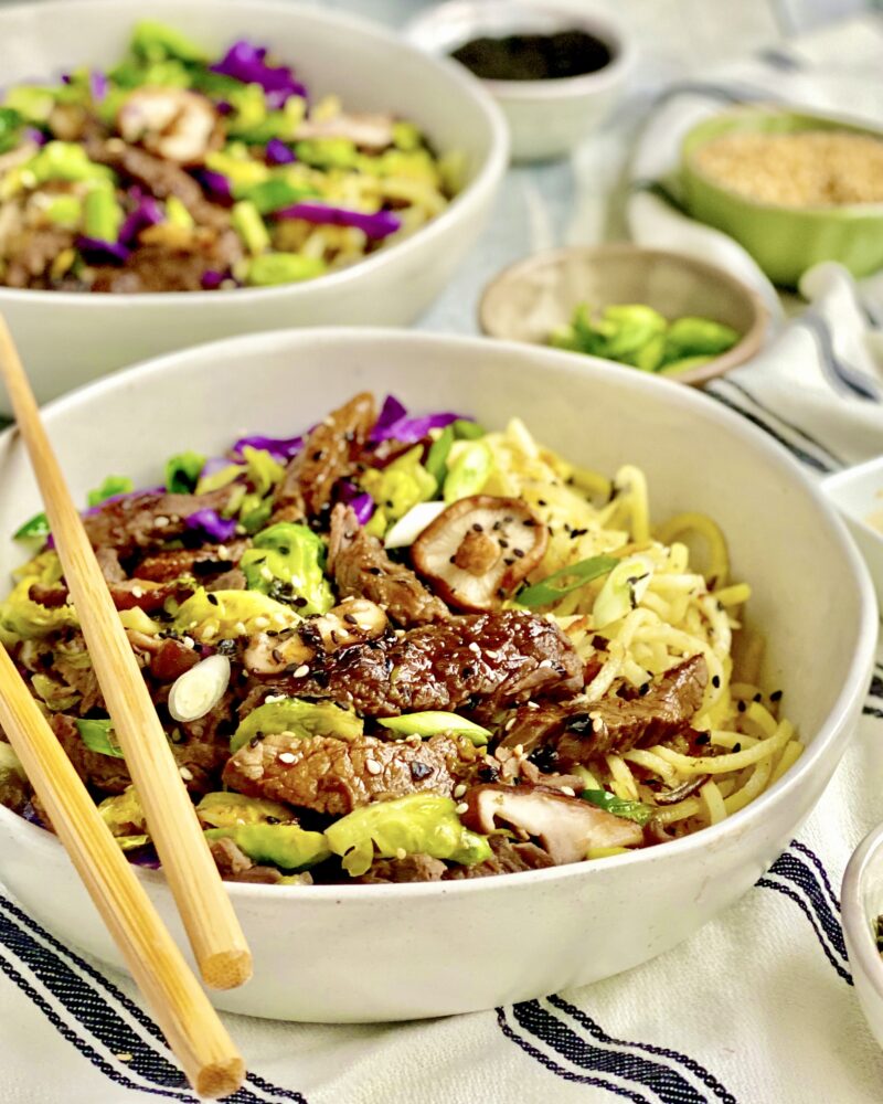 Speedy Teriyaki Beef Bowl (Paleo/Whole30) by Back Porch Paleo - FoodSocial