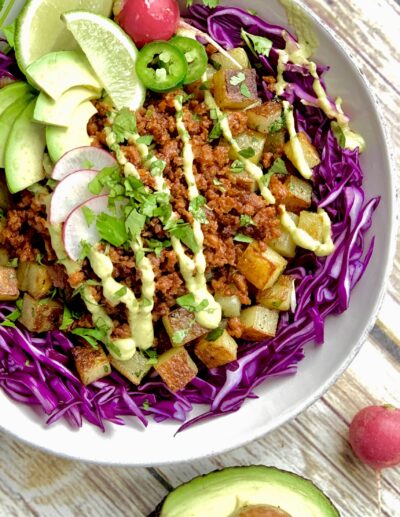 Chorizo Patatas Bravas Bowls