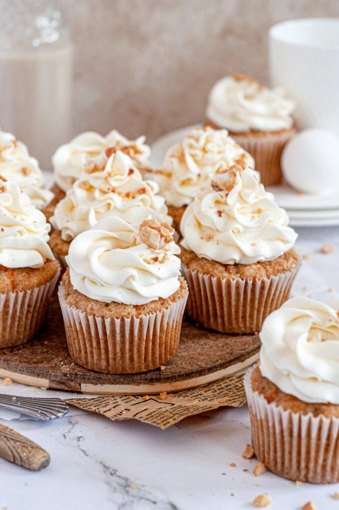 Carrot Cake Cupcakes (Gluten-Free & Dairy-Free) by Caked By Katie - FoodSocial