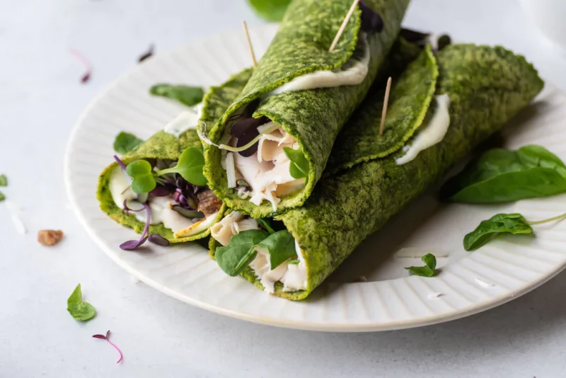 Grain-Free Spinach Tortillas by Otto's Naturals - FoodSocial