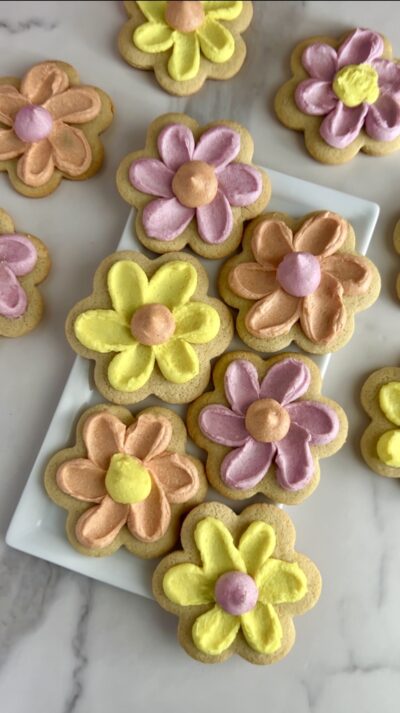 Flower Sugar Cookies (gluten, dairy, dye free)