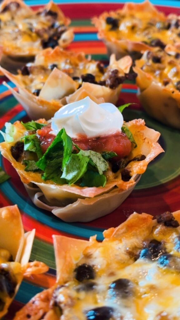 Mini Taco Cups by Christine Hryniszak - FoodSocial