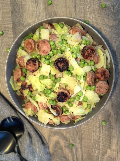 Chicken Sausage and Cabbage