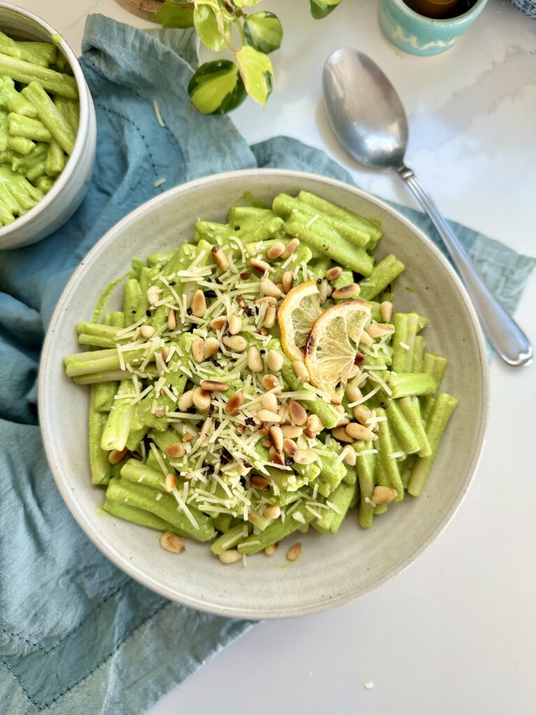 Creamy Broccoli Lemon Pasta by Back Porch Paleo - FoodSocial