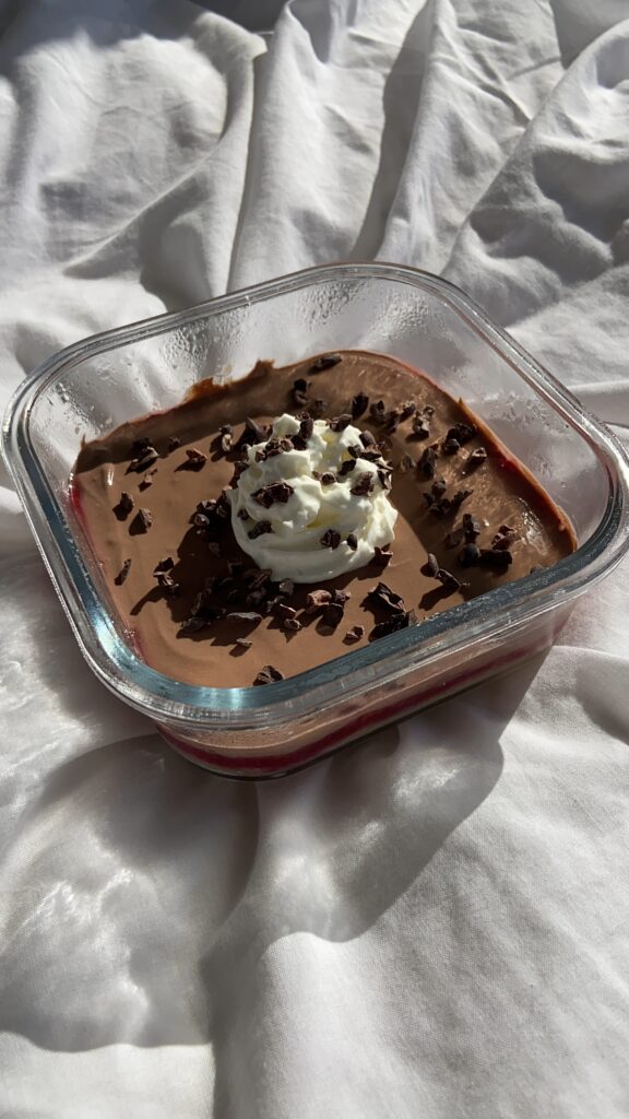 Chocolate Raspberry Overnight Weetbix by Chenoa Hill - FoodSocial