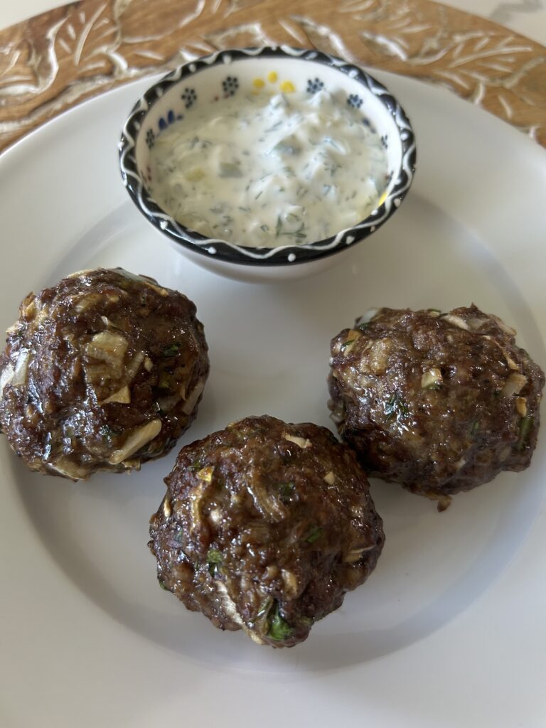 Mediterranean Meatballs & Tzatziki by Aloha Healthy Eats - FoodSocial