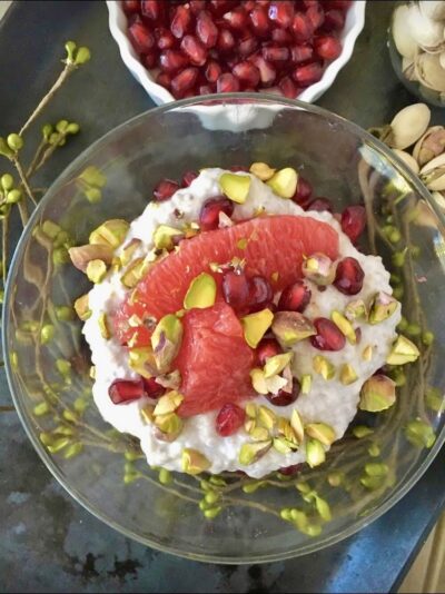 Pink Grapefruit Chia Pudding