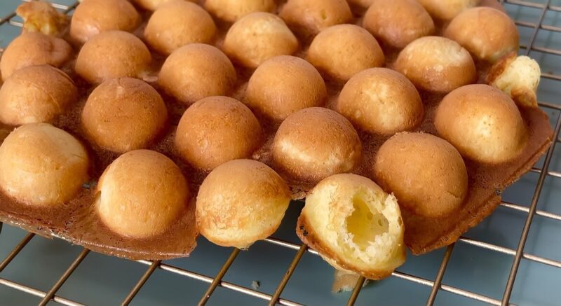 Keto Hong Kong Style Egg Bubble Waffles (雞蛋仔) by Keto Asian Flavours - FoodSocial