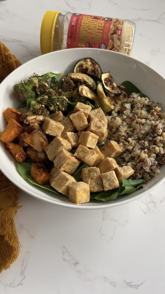 Tofu Nourish Bowl (vegan, high protein) by Chenoa Hill - FoodSocial