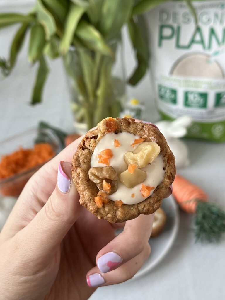 Carrot Cake Cookie Cups (Dairy-Free) by maggiebakesgrace - FoodSocial