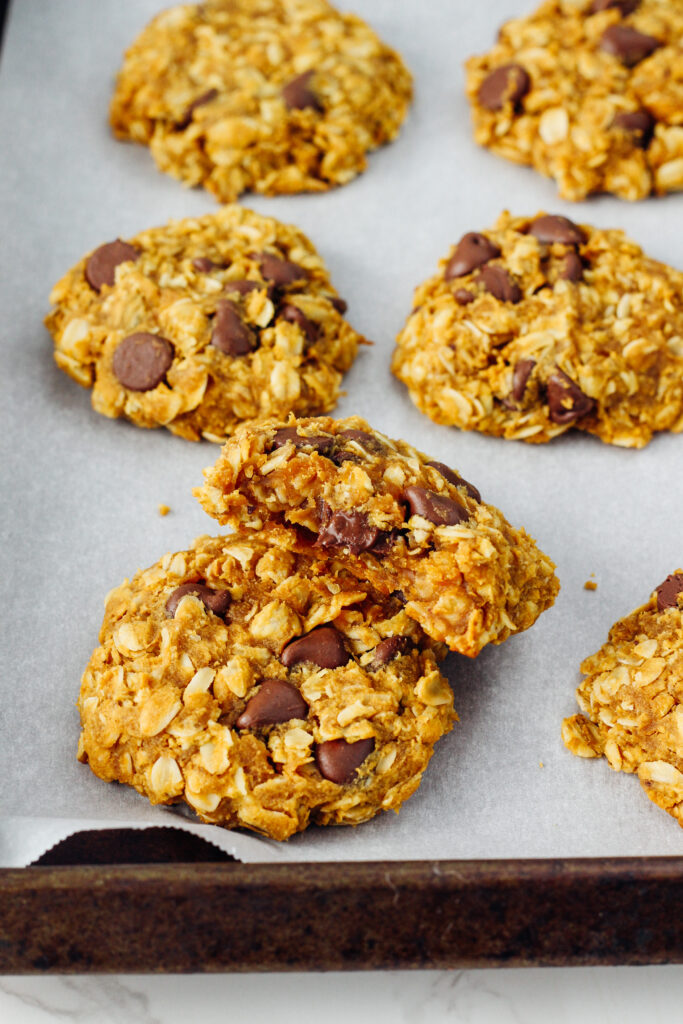 Pumpkin Chocolate Chip Cookies (gf/vegan) by Kat Condon - FoodSocial
