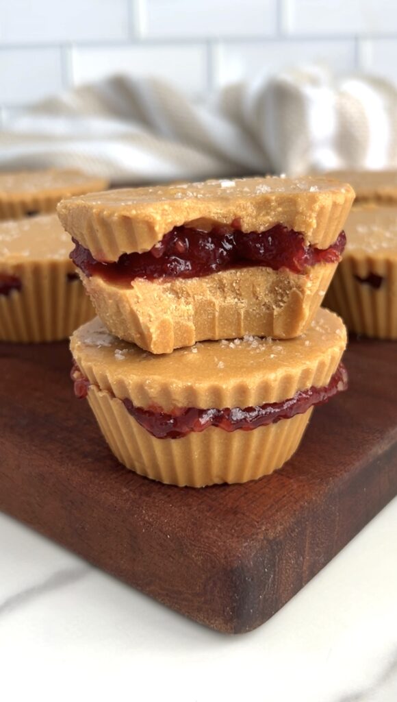 Pb&J Protein Fudge Cups! by colleenshealthylife - FoodSocial