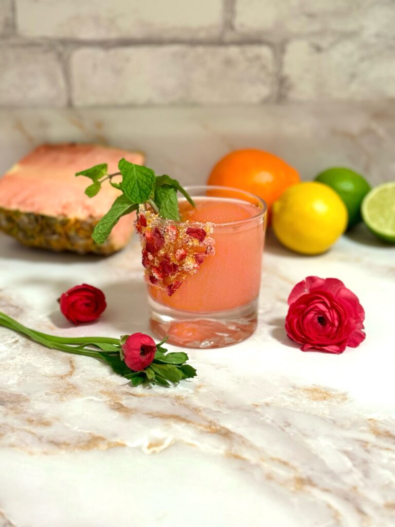 Pink Guava Margarita Recipe By Made With Sazon Foodsocial